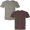 Next Level N6210 Premium Fitted CVC Crew Tee 2-Pack 2XL Stone-Espresso view 1