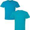 Next Level N6210 Premium Fitted CVC Crew Tee 2-Pack XL Turquoise-Bondi view 1