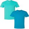 Next Level N6210 Premium Fitted CVC Crew Tee 2-Pack Large Tahiti-Turquoise view 1
