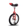 QWEASDF Unicycle, Unisex Heavy Duty Steel Frame and Alloy Wheel, 16-20 Inch Wheel with Alloy Rim, Non-Slip, Leakproof, Butyl Tire Wheel Cycling Outdoor Sports Fitness Exercise Health,Red,20 view 1