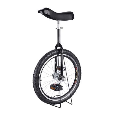QWEASDF 16,18,20,24 Wheel Unicycle Non-Slip Leakproof Butyl Tire Wheel Cycling Outdoor Sports Fitness Exercise Health Balance Cycling Bikes,Black,20