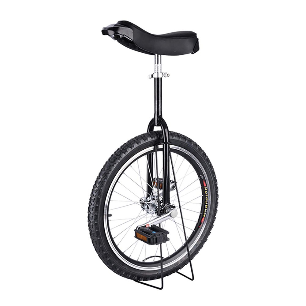 QWEASDF 16,18,20,24 Wheel Unicycle Non-Slip Leakproof Butyl Tire Wheel Cycling Outdoor Sports Fitness Exercise Health Balance Cycling Bikes,Black,20