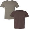 Next Level N6210 Premium Fitted CVC Crew Tee 2-Pack Large Warm-Espresso view 1