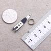 Acxico 5Pcs Mini EDC Gear Pocket Suspension Clip Hanger Tool Key Ring Keychain view 3