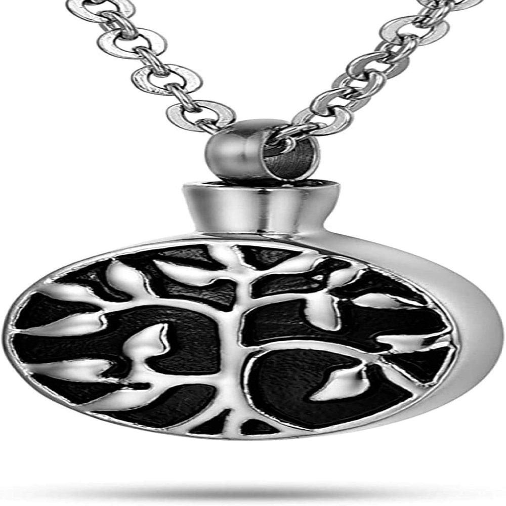 OIJH Collar de urna para Cenizas MemorialCremated Jewelry Tree of Life Plum Blossom Memorial Cenizas Caja Colgante Cenizas Collar-Tree_of_life1