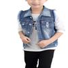 MYtodo Child Jacket Boy Sleeveless Vest Jeans Broken Hole Waistcoat (6-7 Years) view 4