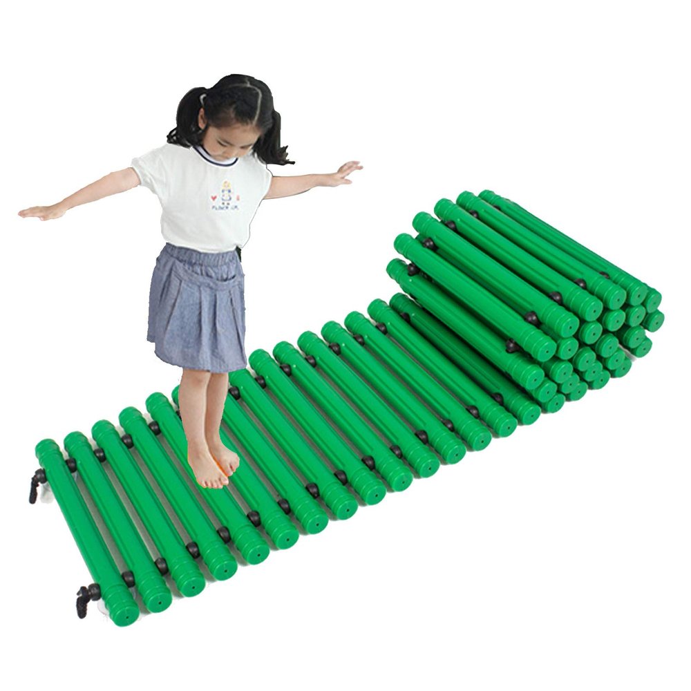 Tactile Balance Path Board, Kindergarten balance trail, Exercise Touch Beam Bridge Sensory Training Equipment, Promote Agility, Strength, Active Play