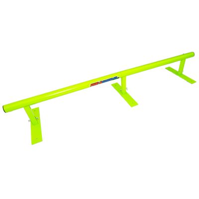Ramptech Round Grind Rail (79" Long) - Weatherproof, Heavy-Duty Indoor and Outdoor DIY Skateboard Grindbox Kit - Portable Grindrails with Adjustable Height (11" - 15" Tall)