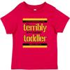 BeeGeeTees Pittsburgh Terribly Awesome Funny Toddler Love Shirt (Boys & Girls) (2T, Red) view 1