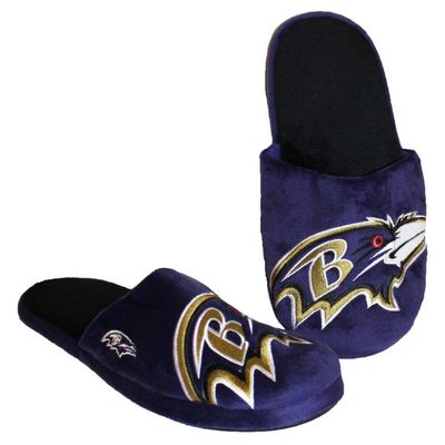 FOCO NFL Baltimore Ravens Men's Slip On Slippers Size XL 13-14
