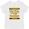 BeeGeeTees Pittsburgh Terribly Awesome Funny Toddler Love Shirt (Boys & Girls) (3T, White) view 1