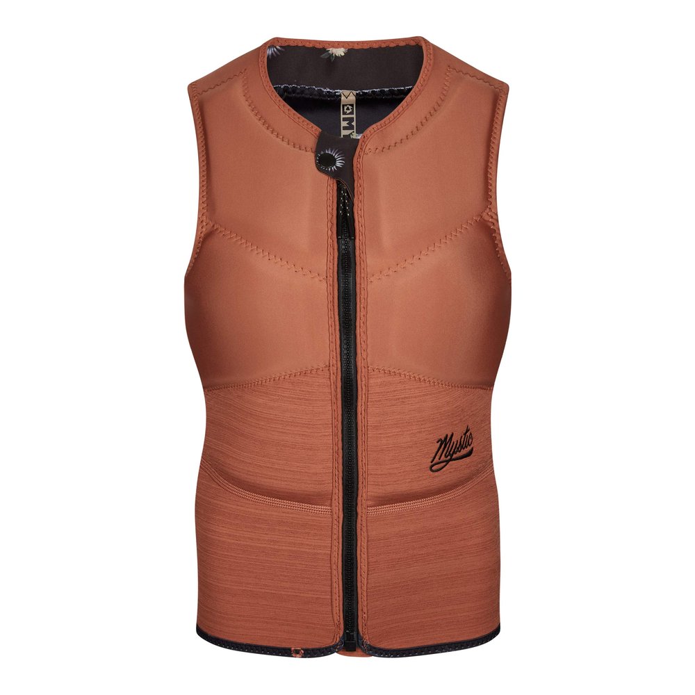 Mystic Womens Diva Kite Surfing F-Zip Impact Vest - Rusty Red 200111 S