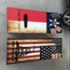 Cornhole Wraps Skin ~ Combo Texas Flag Come and Take It & Rustic American Dont Tread On Me DTOM Cornhole Wraps (Set of 2) CHB view 3