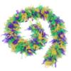 Handy Lidy 60g 72" Long Light Weight Chandelle Feather Boa Women Adult Turkey Boas for Party Costume-Mardi Gras view 1