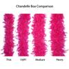 Handy Lidy 60g 72" Long Light Weight Chandelle Feather Boa Women Adult Turkey Boas for Party Costume-Mardi Gras view 4