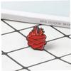 1pc Heart Pin Cartoon Heart Hug Brooches Badge for Bag Clothes Jackets Lapel Pin for Women Girl Jewelry Gift view 2