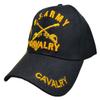 Army Calvary Baseball Cap with Sticker, United States US CAV Military, Black Hat for Men, Women view 1