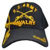 Army Calvary Baseball Cap with Sticker, United States US CAV Military, Black Hat for Men, Women view 2