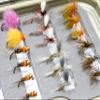 Superbe Flies 36 Favorite Fly Fishing Collection: Dry, Wet, and Nymphs Flies with 6 Tungsten Bead Nymphs view 2