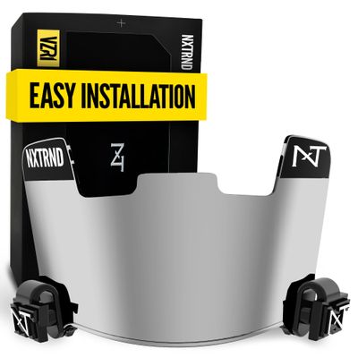 Nxtrnd VZR1 Football Visor, Flat Lens Technology, Fits Adult & Youth Football Helmets (Mirror)