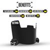 Nxtrnd VZR1 Football Visor, Flat Lens Technology, Fits Adult & Youth Football Helmets (Black) view 3