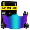 Nxtrnd VZR1 Football Visor, Flat Lens Technology, Fits Adult & Youth Football Helmets (Blue) view 1