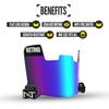 Nxtrnd VZR1 Football Visor, Flat Lens Technology, Fits Adult & Youth Football Helmets (Blue) view 3