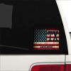 Abilene TX Texas Taylor County Vintage US Flag Decal Bumper Sticker 3M Vinyl 3" x 5" view 3