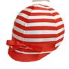 Red & White Stripe Helmet Cover view 1