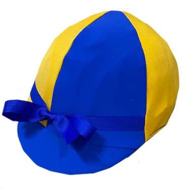 Royal Blue & Yellow Helmet Cover
