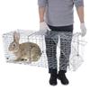 ANT MARCH Live Animal Cage Trap with Gloves 37"x13.5"x14.5" Large Steel Humane Release Rodent Cage for Rabbits, Stray Cat, Squirrel, Raccoon, Mole, Gopher, Opossum, Skunk, Chipmunks, Groundhog Squire view 4