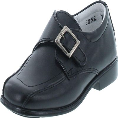 Ferrentino Boys Imported Leather Dress Shoes,Black,25