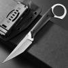 Ccanku C1140 Fixed Blade Knife, D2 Blade G10 Handle Claw Knife for Outdoor,EDC Tool, Survival, Hiking, Camping(Silver) view 2