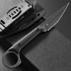 Ccanku C1140 Fixed Blade Knife, D2 Blade G10 Handle Claw Knife for Outdoor, EDC Tool, Survival, Hiking, Camping (Black) view 3