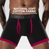 5Mayi Men's Underwear Boxer Briefs Cotton Black Mens Boxer Briefs Underwear Men Pack of 5 L view 3