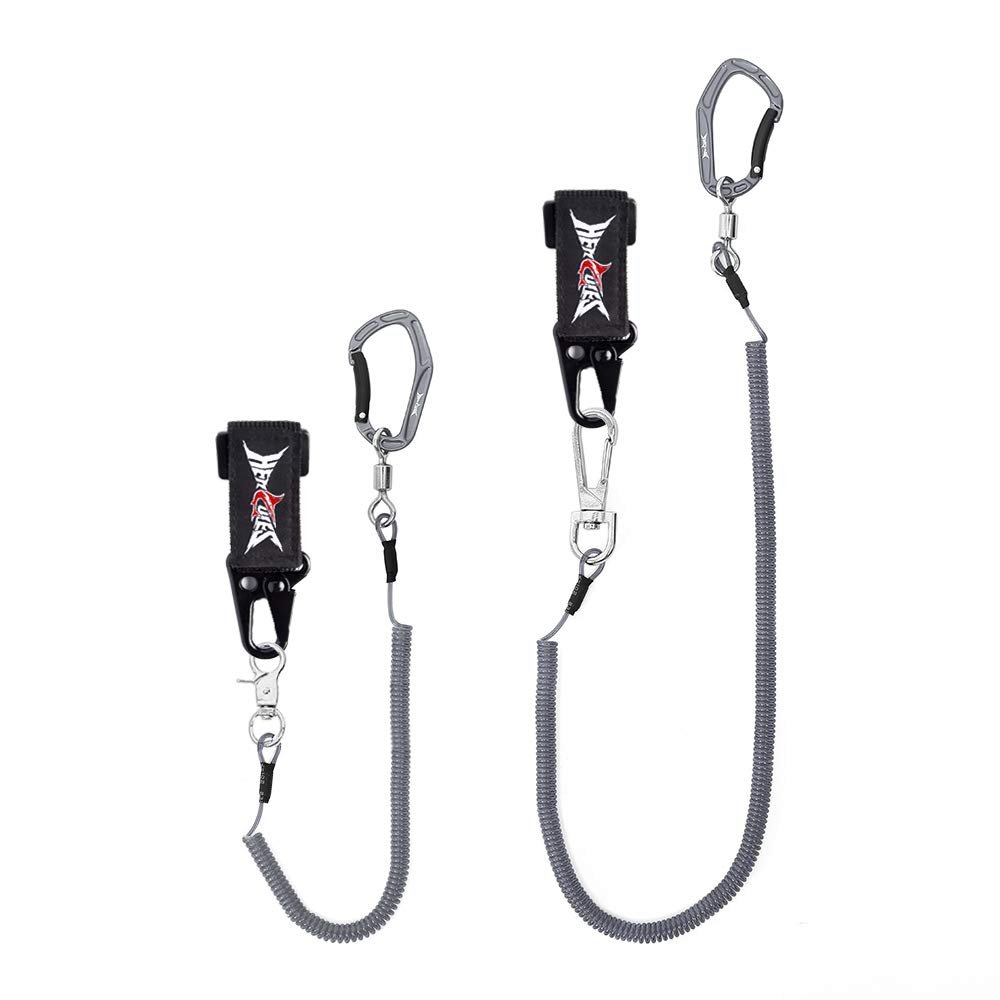 HERCULES Kayak Paddle Leash, Heavy Duty Fishing Lanyard for Rods, Pliers, Boating, Paddles, Kayak (17.7" Plus, 5.9")