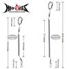 HERCULES Kayak Paddle Leash, Heavy Duty Fishing Lanyard for Rods, Pliers, Boating, Paddles, Kayak (17.7" Plus, 5.9") view 3