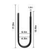 Rokia R Surfboard Rack for Paddleboard Kayak Surf Storage Set of Display Wall Mount Rack,Advanced Light Aluminum Alloy view 3