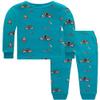 Dolphin&Fish Boys Pajamas Car Pjs Kids Sleepwear Toddler Clothes Size 2T Stripe Blue view 2