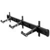 CyclingDeal Bike Wall Mount Rack - Adjustable Indoor Outdoor Storage Vertical Cycling Hook Hanger Organiser - Safe & Secure for Storing MTB Road Bicycles in Garage or Home - Classic 3 Bikes view 1