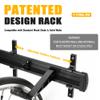CyclingDeal Bike Wall Mount Rack - Adjustable Indoor Outdoor Storage Vertical Cycling Hook Hanger Organiser - Safe & Secure for Storing MTB Road Bicycles in Garage or Home - Classic 3 Bikes view 2