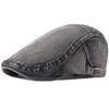 2 Pack Mens Denim Cotton Newsboy Cap Ivy Gatsby Driving Hunting Cabbie Hats (G) view 2