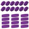 TOPTIE 36 PCS Sweatbands Set, Cotton Sports Sweat Band (12 Headbands & 24 Wristbands)-Purple One Size view 1