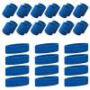 TOPTIE 36 PCS Sweatbands Set, Cotton Sports Sweat Band (12 Headbands & 24 Wristbands)-Royal Blue One Size view 1