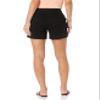 Amazon Essentials Women's Mid-Rise Slim-Fit 5 Inch Inseam Khaki Shorts (Available in Straight and Curvy Fits), Black, 14 view 2