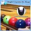COITEK Bowling Seesaw Bag 2 Pack, Bowling Polisher Bag Carrier Ball Cleaner Holder, Black, 15' X 16' view 4
