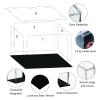 Clear Basketball Display Case,Acrylic Soccer Ball Display Case with Ball Holder,Assemble Countertop Box,Cube Organizer,Dustproof Protection Showcase for Action Figures Toys Volleyball Collectibles view 4