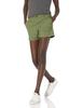 Amazon Essentials Women's Mid-Rise Slim-Fit 3.5 Inch Inseam Khaki Shorts, Olive, 6 view 1