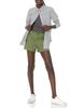 Amazon Essentials Women's Mid-Rise Slim-Fit 3.5 Inch Inseam Khaki Shorts, Olive, 6 view 4
