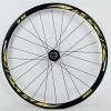 700C Road Bike Wheelset Front Rear Wheel Cyclocross Road Disc Brake Wheel V/C Brake Quick Release 7 8 9 10 11 Speed 24holes (Color : Yellow) view 2